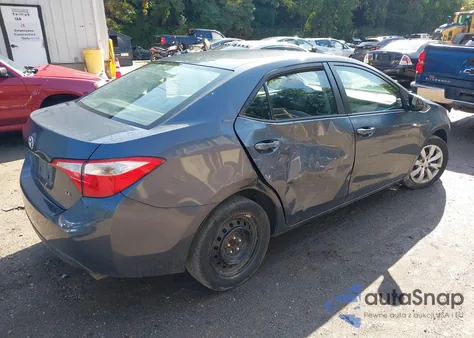 2014 Toyota Corolla Le из США, поврежденный, VIN 5YFBURHE2EP141778